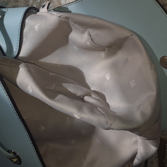 Kate Spade Lizzie Powder Blue backpack Saffiano